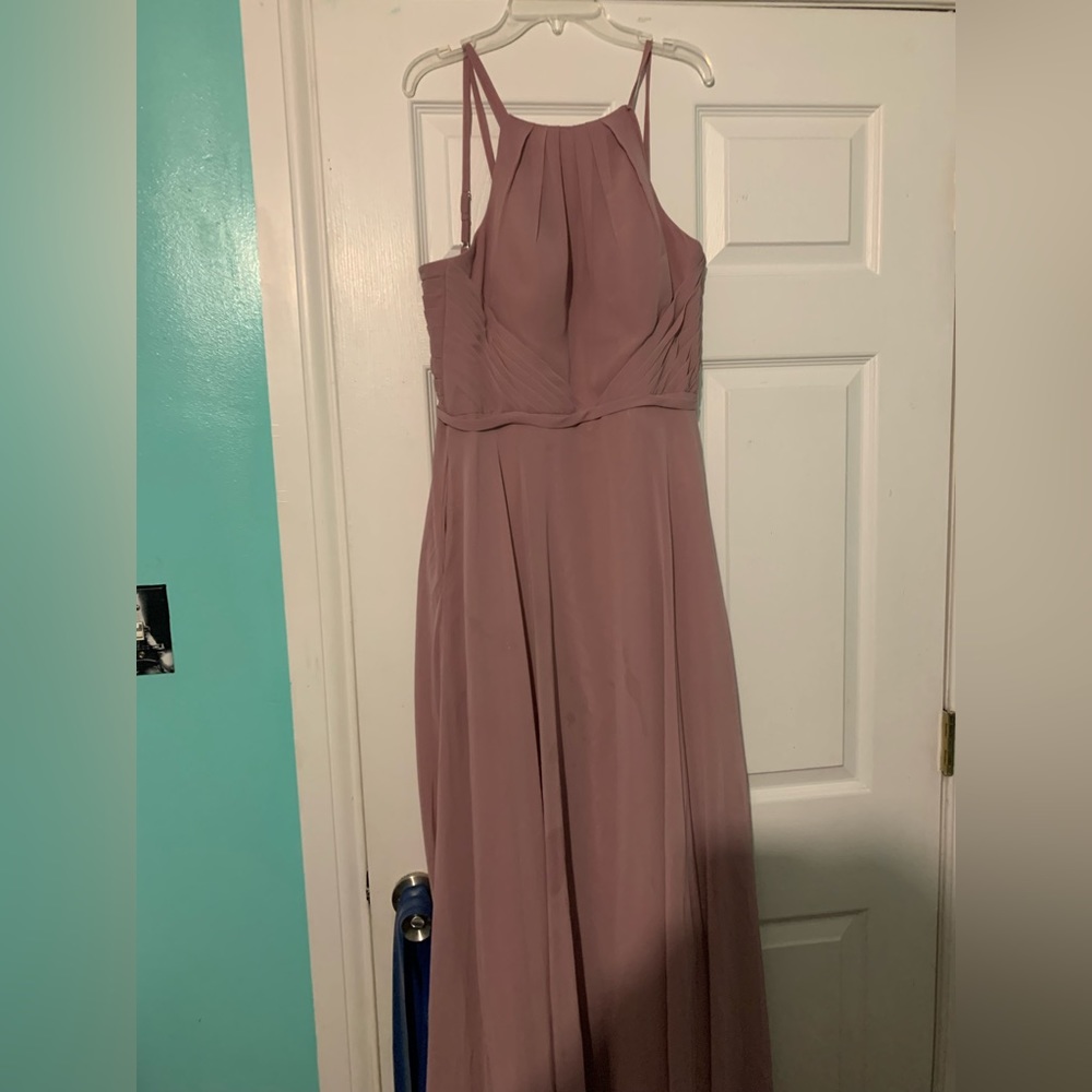 Azazie vintage mauve bridesmaid dress size 8